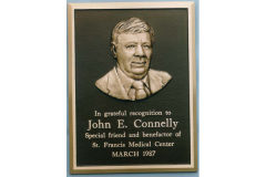 Bronze Plaques with Faces and Photos #13