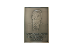 Bronze Plaques with Faces and Photos #41