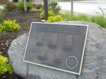 Bronze Plaques with Faces and Photos #58