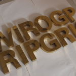 Fabricated Bronze, Brass, Aluminum & Stainless Steel Letters #11