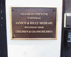 Cast Bronze Dedication Plaque