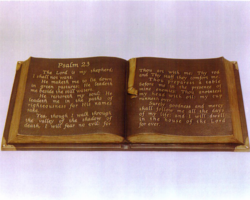 Bronze Plaque – Psalm 23