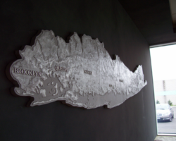 Custom Long Island Relief Plaque