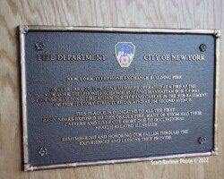FDNY Bronze Plaque