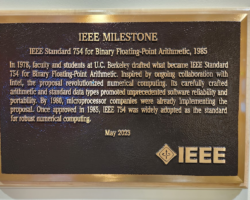 IEEE Recogntion Bronze plaque