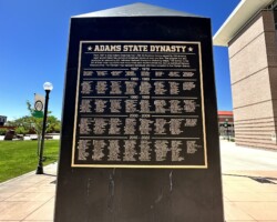 Adams State University Sports Commemoration Plaque