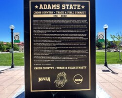 Adams University Bronze Plaque