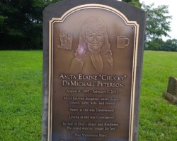 Photo Engraved Bronze Plaques #37 bronze plaque, flat band border, oxidized background, text and images