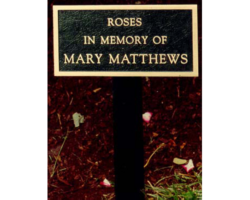 Memorial Garden Plaques #7