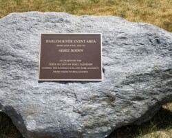 Harlem River Event Area Bronze Dedication Plaque