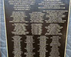Wellesley Field Fund Donor Plaque