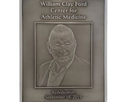 Photo Engraved Bronze Plaques #25 bronze plaque, flat band border, oxidized background, text and images