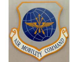 MILITARY PLAQUES & EMBLEMS #21 CAST ALUMINUM EMBLEM IN FLAT RELIEF AND FULL COLOR