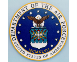 MILITARY PLAQUES & EMBLEMS #20 CAST ALUMINUM EMBLEM, FLAT RELIEF IN FULL COLOR