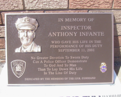 Photo #5 Cast bronze plaque with a flat band border, brown background, leather background texture, flat relief logo and bas-relief sculpture.