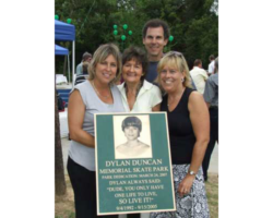 Portrait Plaques #3 Cast bronze plaque, single line border, green background, UV printed portrait, concealed mounting.