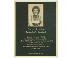 Portrait Plaques #4 Cast bronze plaque, flat band border, brown background, UV printed portrait, concealed mounting.