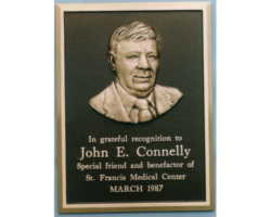 Bronze Plaques with Faces and Photos #13