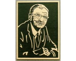 Bronze Plaques with Faces and Photos #18