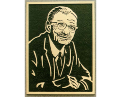 Bronze Plaques with Faces and Photos #18