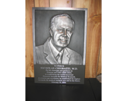 Bronze Plaques with Faces and Photos #25