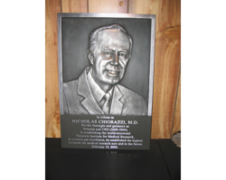 Bronze Plaques with Faces and Photos #25