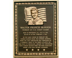Photo #29 Cast Bronze, cast bronze bas-relief, sculpted border, leather texture, studs on the back.
