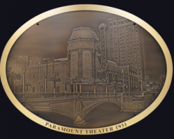 Bronze Plaques with Faces and Photos #33