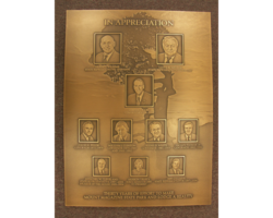 Bronze Plaques with Faces and Photos #47