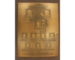 Bronze Plaques with Faces and Photos #47