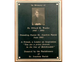 Portrait Plaques #9 Bronze plaque, flat band double border with bevel, brown background, leather texture, UV printed portrait, concealed mounting.