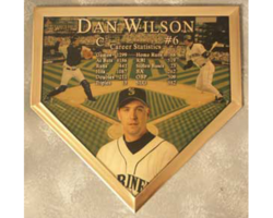 Portrait Plaques #11 Photo engraved bronze plaque, custom shaped flat band border with bevel, full color portrait, concealed mounting.