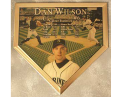 Portrait Plaques #11 Photo engraved bronze plaque, custom shaped flat band border with bevel, full color portrait, concealed mounting.