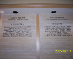 Cast Bronze and Aluminum Lettering #6