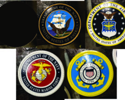 Bronze Military Plaques and Seals #35