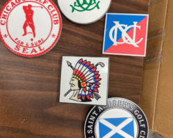 Photo Engraved Bronze Plaques #34 alulminum full color emblems with raised graphics