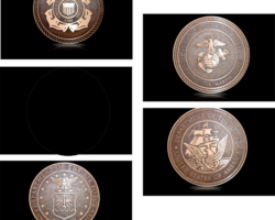Bronze Military Plaques and Seals #37