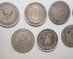 Bronze Military emblems