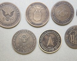 Bronze Military emblems