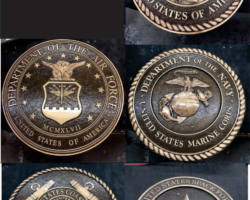 Bronze Military Plaques and Seals #42