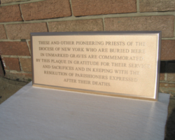 Custom Bronze Church Memorial Plaque
