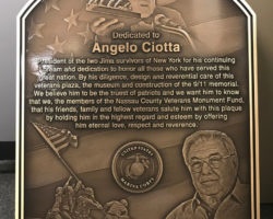 Photo Engraved Bronze Plaques #7 Bronze plaque with a flat band border, oxidized smooth background and image. American flag background. Studs on back for mounting.