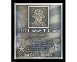 Photo Engraved Bronze Plaques #31