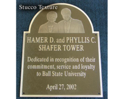 Photo Engraved Bronze Plaques #32