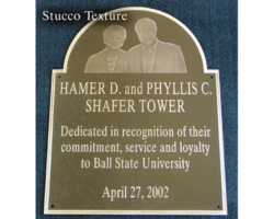 Photo Engraved Bronze Plaques #32