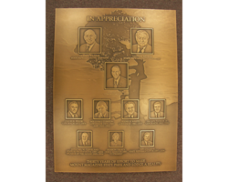 Photo Engraved Bronze Plaques #34