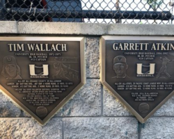 Photo Engraved Bronze Plaques #26 bronze plaque, flat band border, oxidized background, text and images