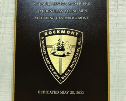 Rockmont Summer Camp Bronze Plaque