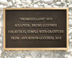 Bronze Description Plaque for Statue
