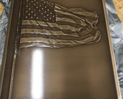 Bronze Plaques with Faces and Photos #66